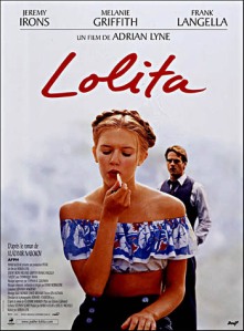 Lolita de Adrian Lyne - Cartel Promocional
